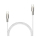 FIXED Pleciony Kabel USB-C/USB-C 0,5m 100W biały - 1249141 - zdjęcie 3